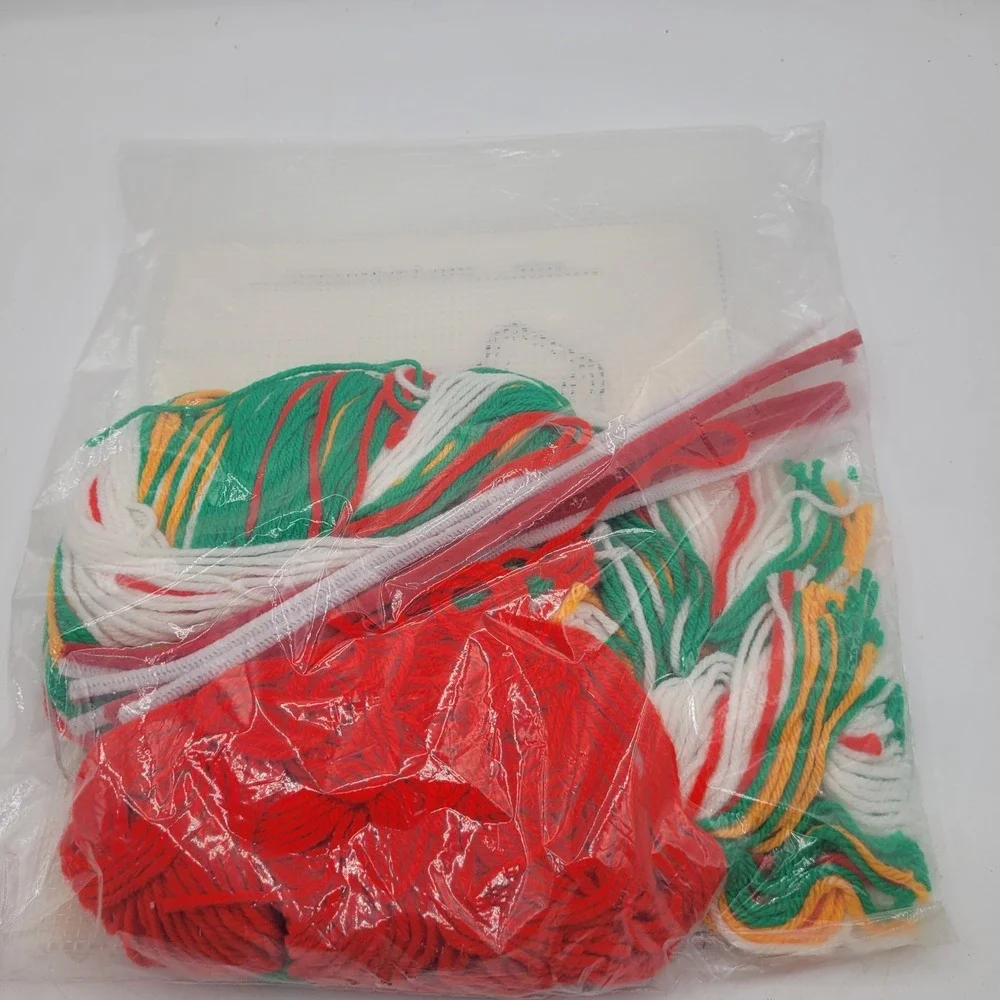 Janlyn Titan Plastic Canvas Kits Santa Sleds‎ Christmas Mixed Lot Of 3